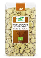 Essbare getrocknete Esskastanien, geschält BIO 1 kg - BIO PLANET - Biolaboratorium